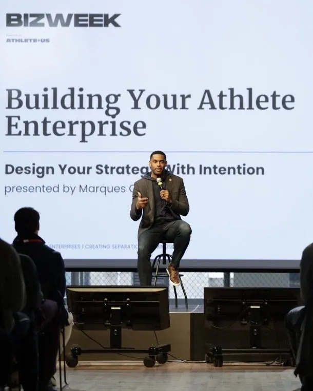 Marques Colston at NFL BizWeek